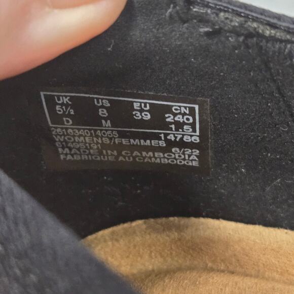 Clarks Black Sara Bay Flats Size 8 - Picture 9 of 9